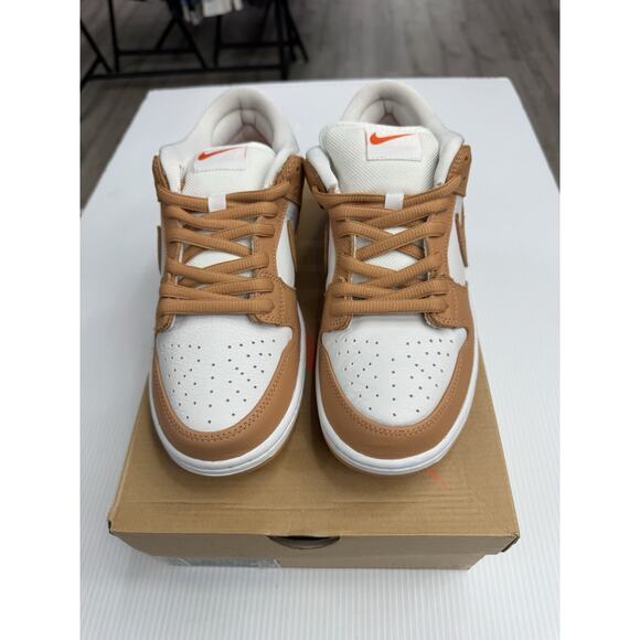 Size 9.5 - Nike SB Dunk Low Pro ISO Light Cognac/White DM8998-200 2022 main image 4